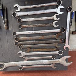 Mixed Sizes Wrenches Craftsman, Wright, Williams, Proto