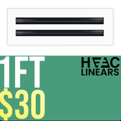 HVAC LINEAR 2 slot diffusers 1FT White AC Linear Vent for MODERN houses