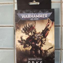 Warhammer 40K: Orks Datasheet Cards