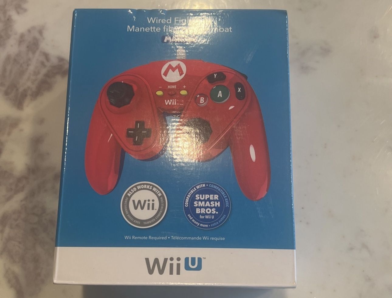 Mario Wii U Controller Fight Pad