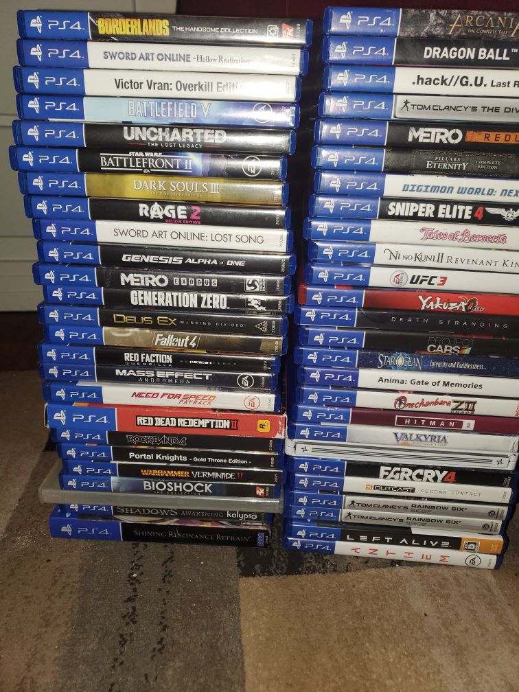 Tons ps4 games