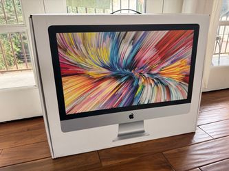 Apple iMac 27” Retina 5K (2020) — Core i7, 512GB SSD, Radeon Pro 5500 XT — Like New in Box