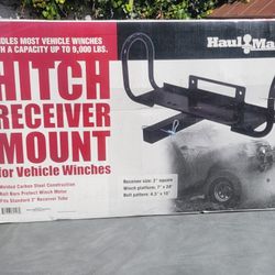New In Box Hitch Receiver For Winch