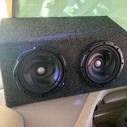 Kenwood 12” Inch Subwoofers In Sealed Enclosure