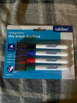 Caliper magnetic dry erase markers