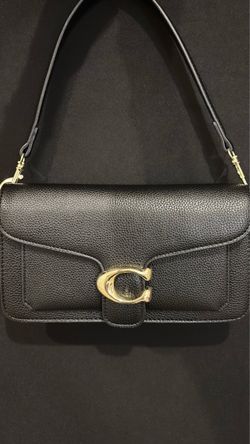 Coach Tabby Shoulder Bag Black Leather