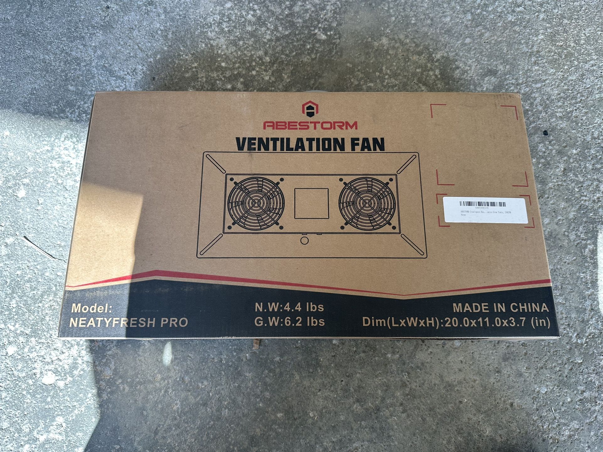 Crawl Space Ventilation Fan