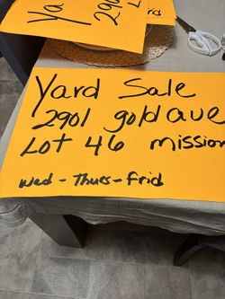 Yard sale