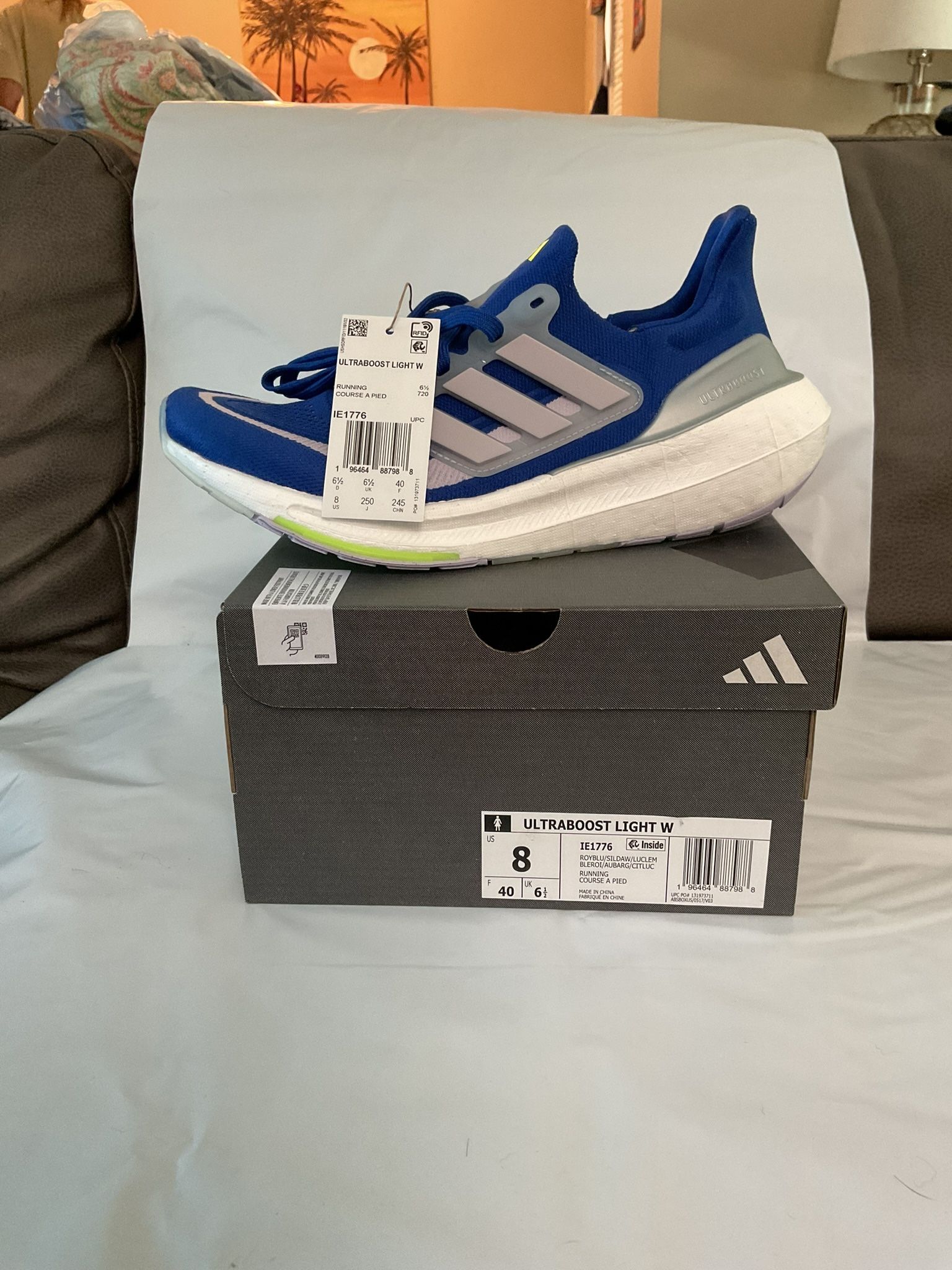 adidas women Size 8 Ultraboost Light Running Shoes