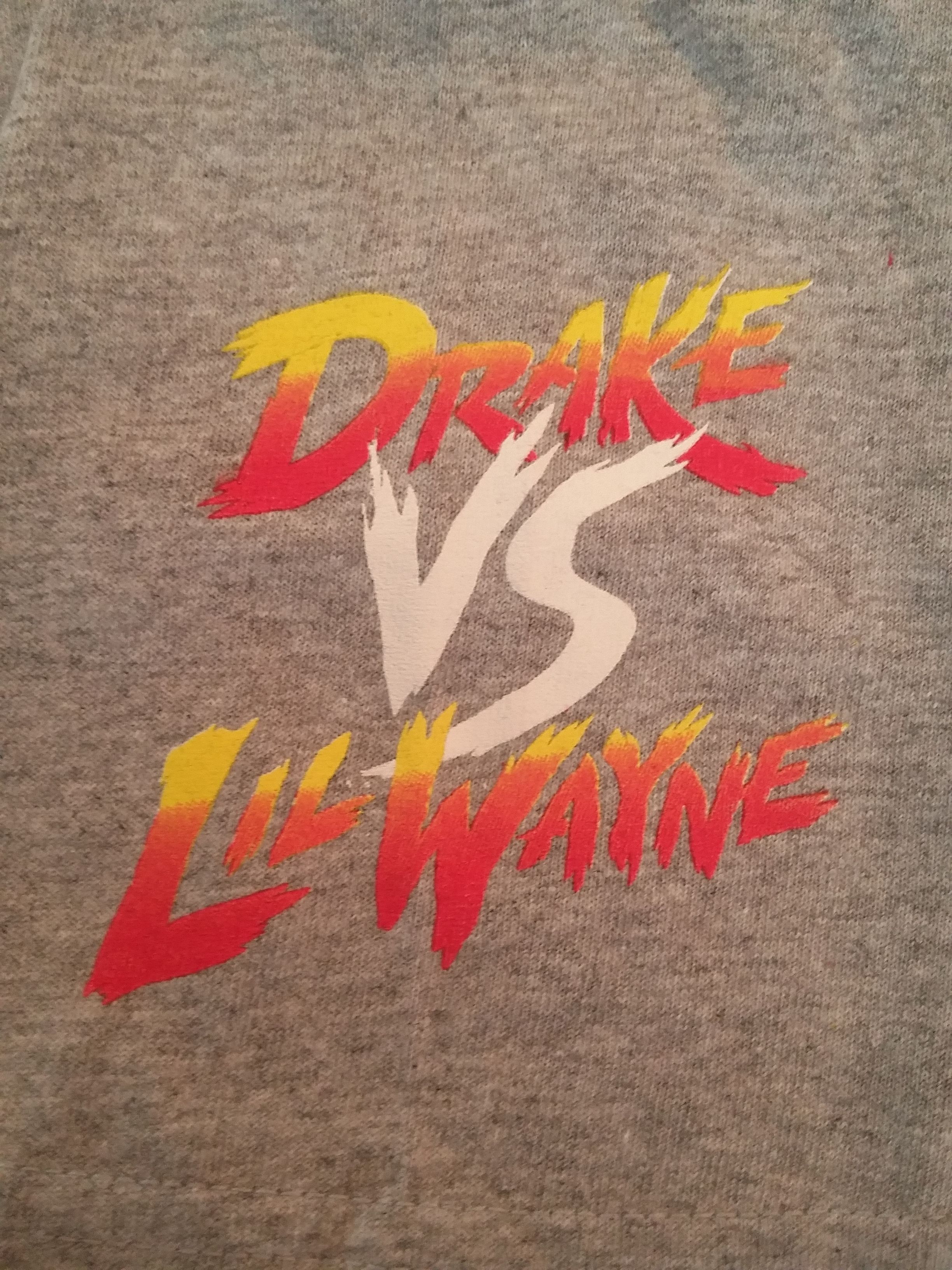 Drake vs. Lil Wayne, local crew band shirt