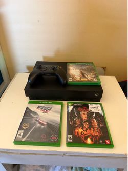 Xbox One X Console Bundle – 4 Games Included