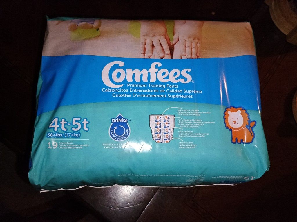 Comfees 4T-5T Boy Training Pants 