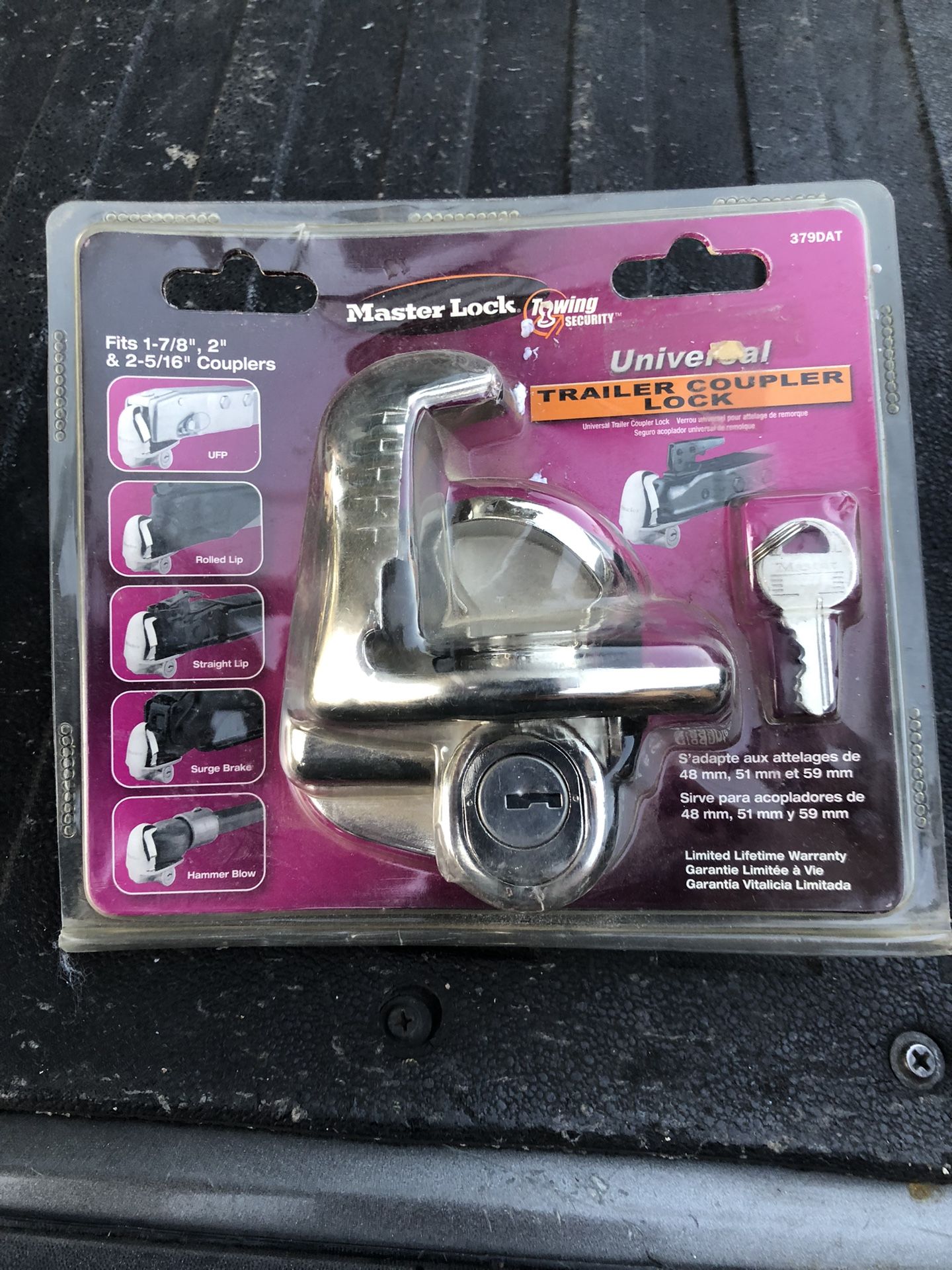 Master lock Universal Trailer Coupler Lock