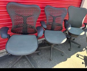 Herman miller Mirra office chairs
