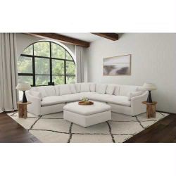 New 120x120 Luxury Performance Cloud Sectional Couch / Free Delivery 