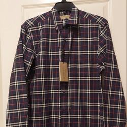 NEW 2 LARGE SIZE BURBERRY LONDON ENGLAND LONG SLEEVE SHIRT 💥PRICE IS REDUCED TO $100 EACH & FIRM BECAUSE I AM LEAVING TO EUROPE NEXT WEEK 
