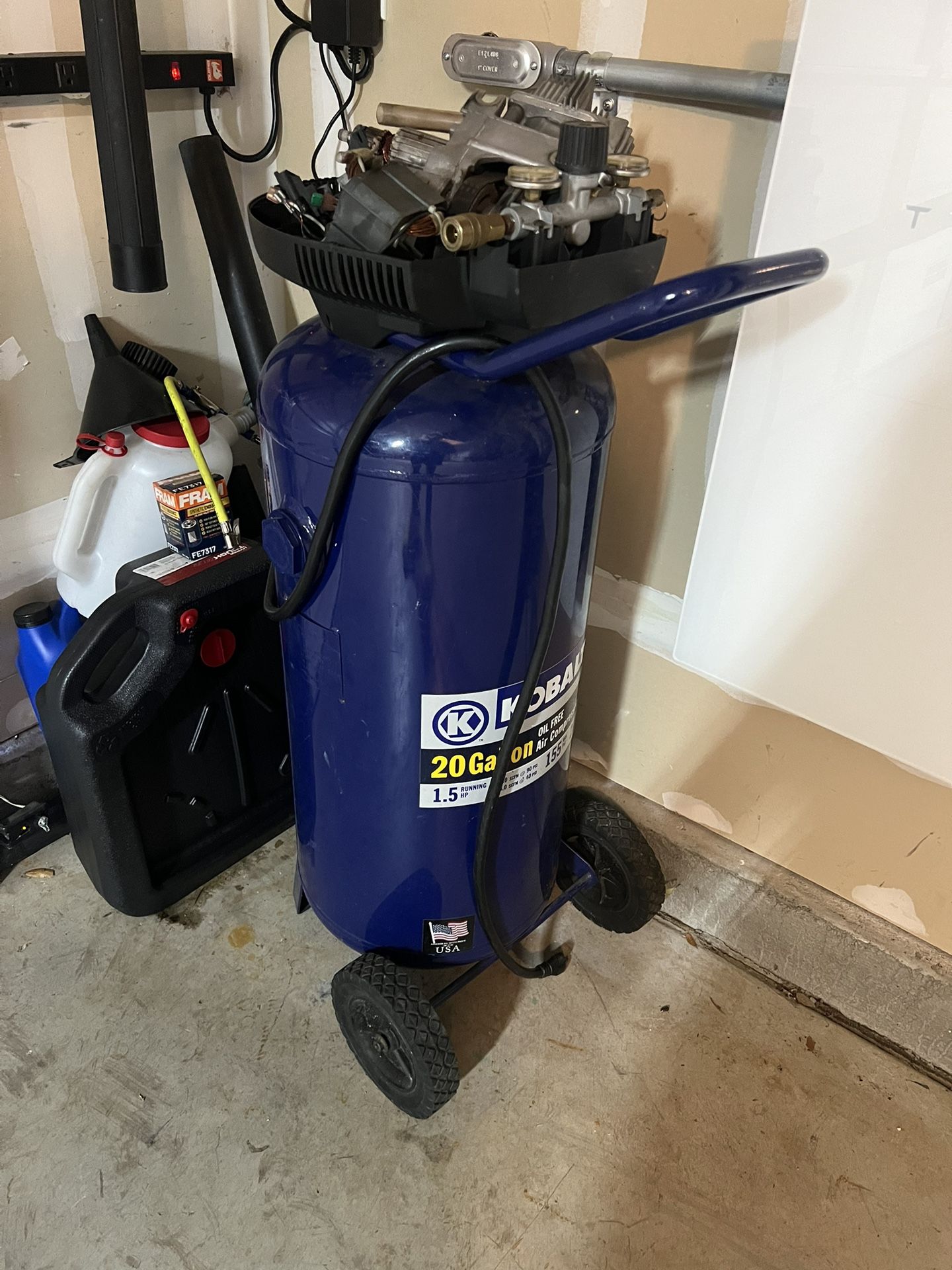 Part Only Air Compressor And Tank **Free**