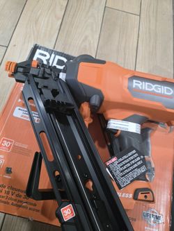 RIDGID
18V Brushless Cordless 30° 3-1/2 in. Framing Nailer (Tool Only)