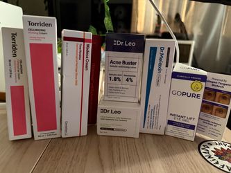 K beauty skin care items