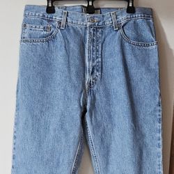 38 / 30 Mens Levi's Classic Blue Denim Regular Fit 505 Jeans NWT