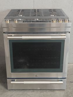 JennAir 30" 6.8 Cu. Ft. Slide-In Gas Range with 5 Sealed Burners and Air Fry (JGS1450ML-D-0214)