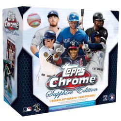 Topps Chrome Sapphire Edition 2020 Baseball Hobby Box
