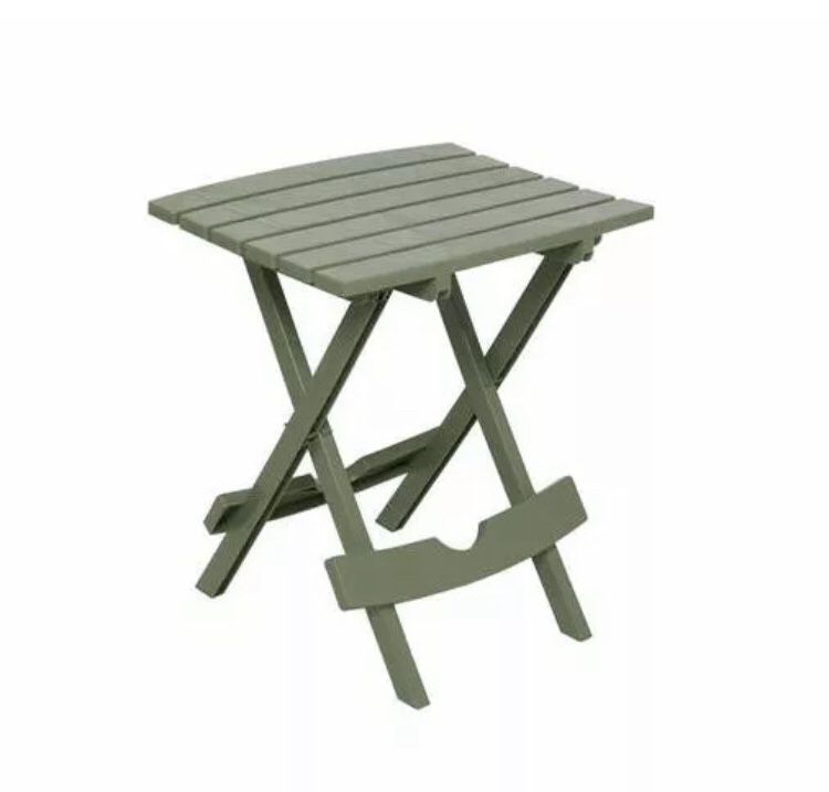 Quick-Fold Side Table for RV / Camper / Trailer / Motorhome / 5th Wheel (Sage)