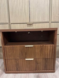 New fluted nightstand with electrical