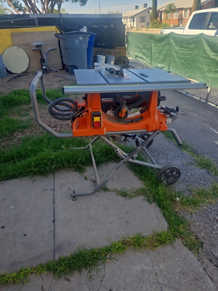 New Ridgid Table Saw 