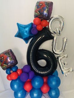 Balloon bouquets, column combo