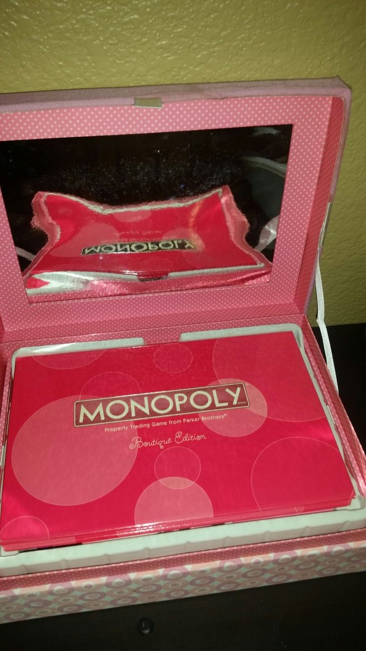 Pretty In Pink Monopoly Beauty Edition Game