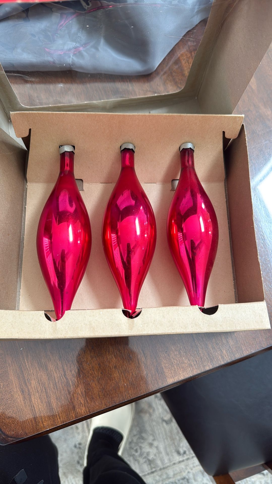 Vintage Christmas Glass Ornaments