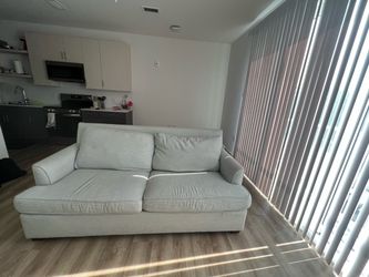 Grey sleeper sofa  couch/ sofa