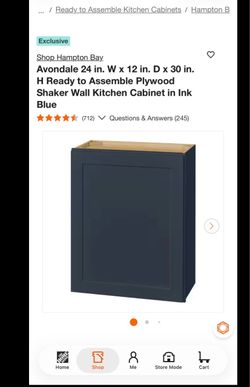 š„ HAMPTON BAY AVONDALE KITCHEN CABINETS ā INK BLUE š„ š„ GABINETES DE COCINA HAMPTON BAY ā AZUL INK BLUE šŗšø ENGLISH / š²š½ ESPAĆOL ⨠6 CABINETS TO