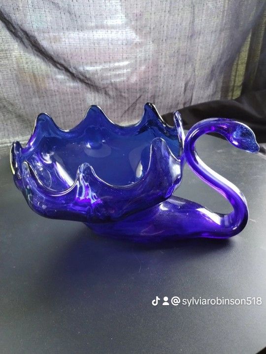 Cobalt Blue Swan