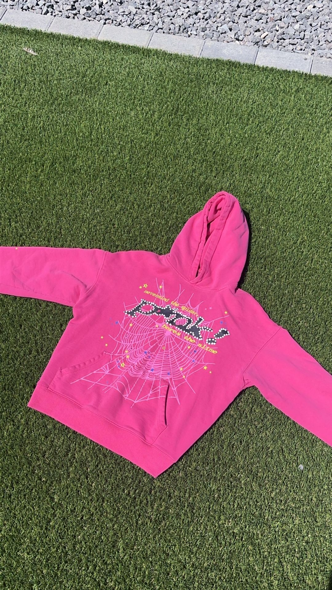 Sp5der Hoodie Pink