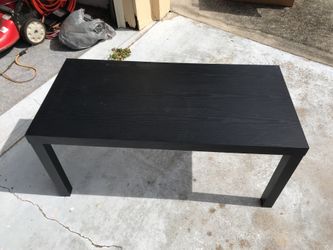 Black coffee table