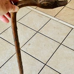 Civil War Cane Carved With Inclusions And Symbols