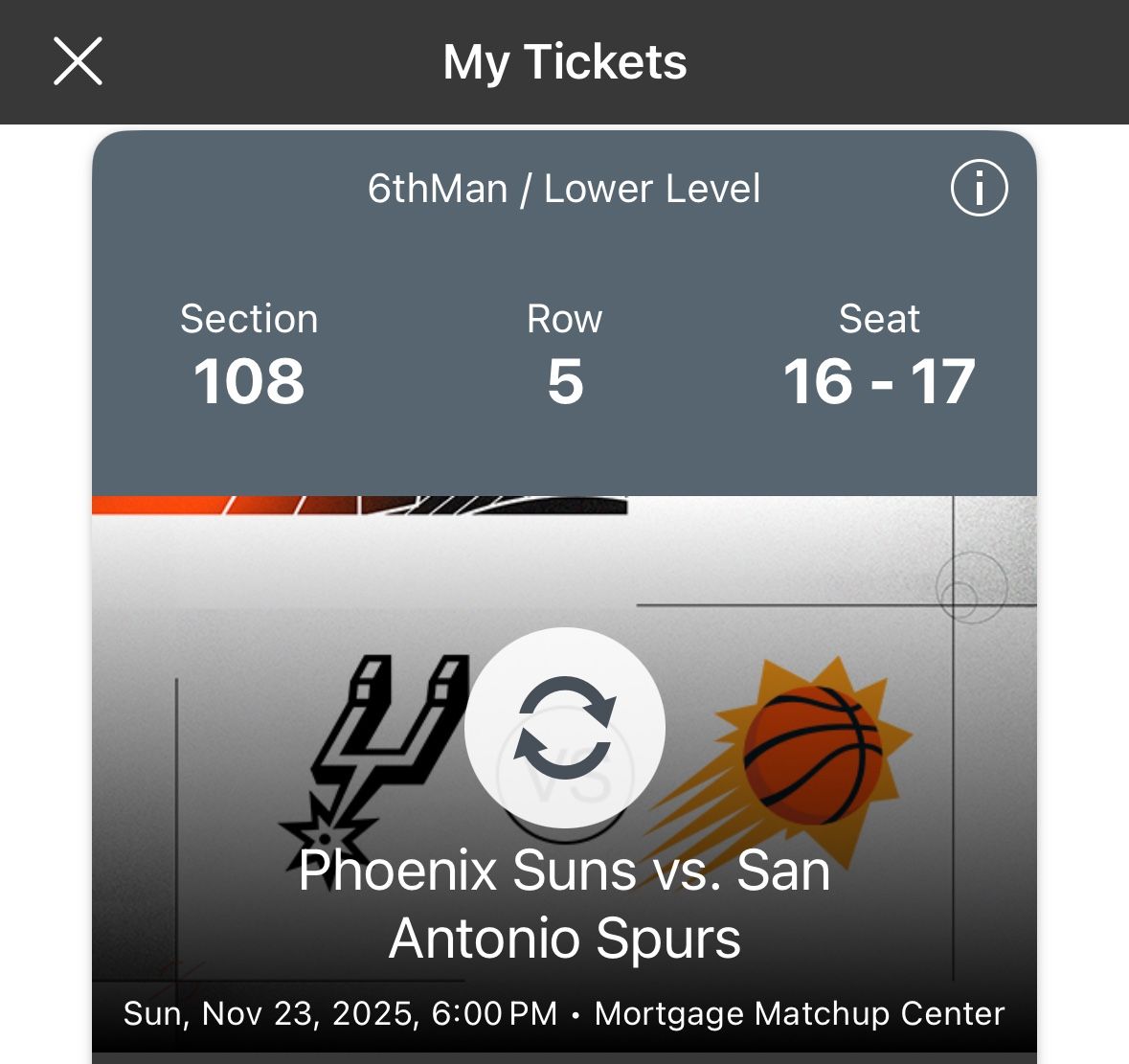 Suns Tickets