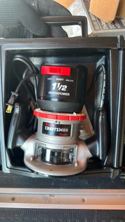 CRAFTSMAN CORDED ROUTER AND ROUTER TABLE BUNDLE