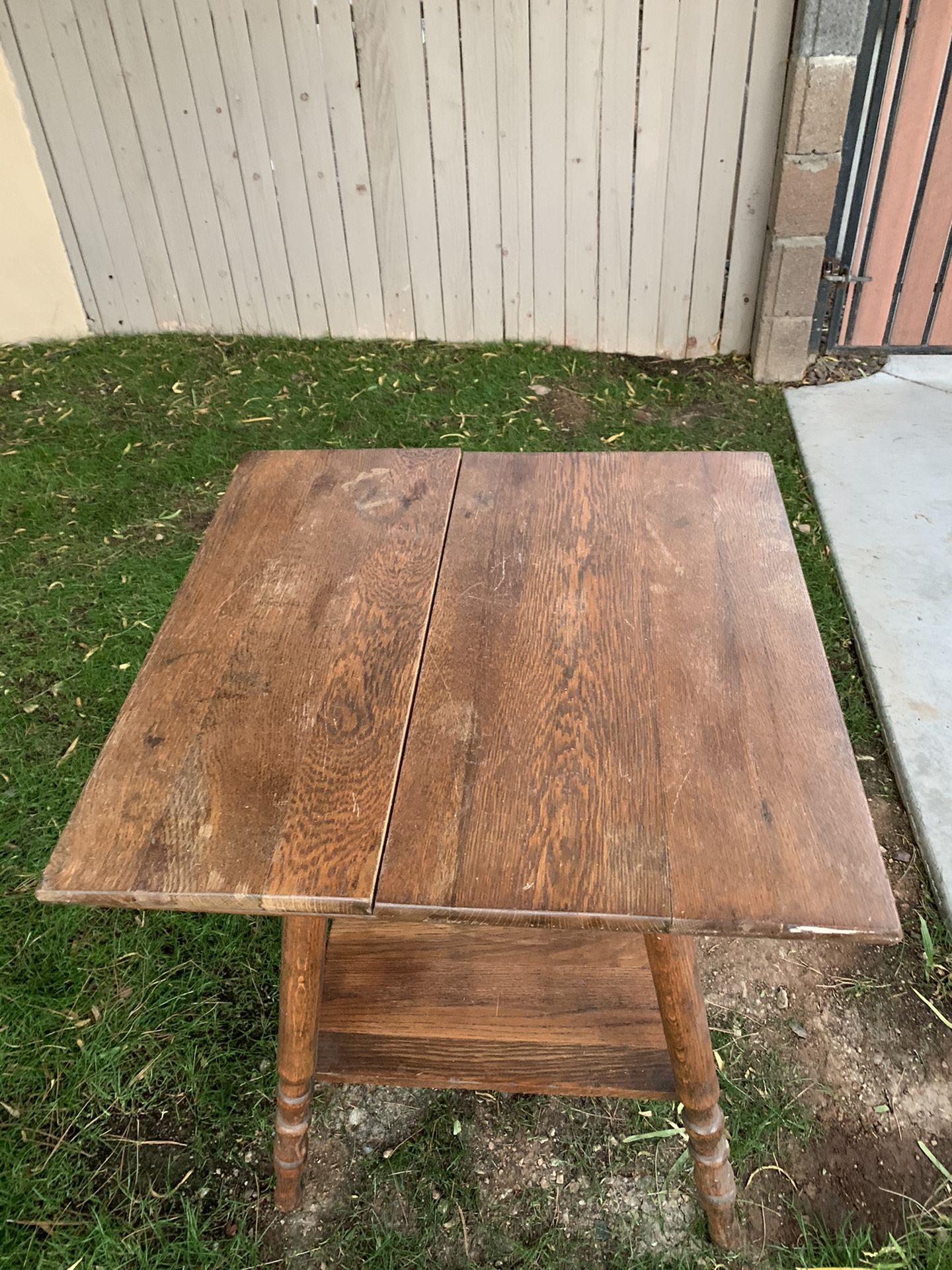 Free Vintage Table , Needs Work Has Crack