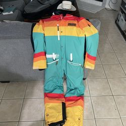 Shinesty Size Large Men's 80s Ski Suit
