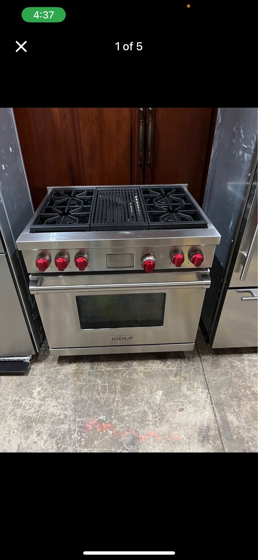 Wolf 36” Range