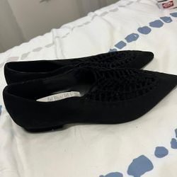 Woman’s Black Flats Size 4 Europe Size 35 $20