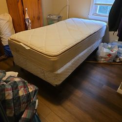 Pillow Top Twin Size Mattress And Box Spring