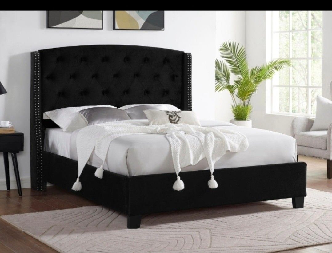 New Queen Bed Frame With Mattress