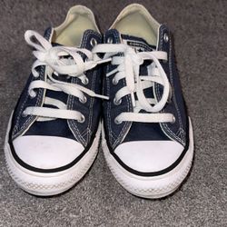 Blue And White Converse Size 2.5