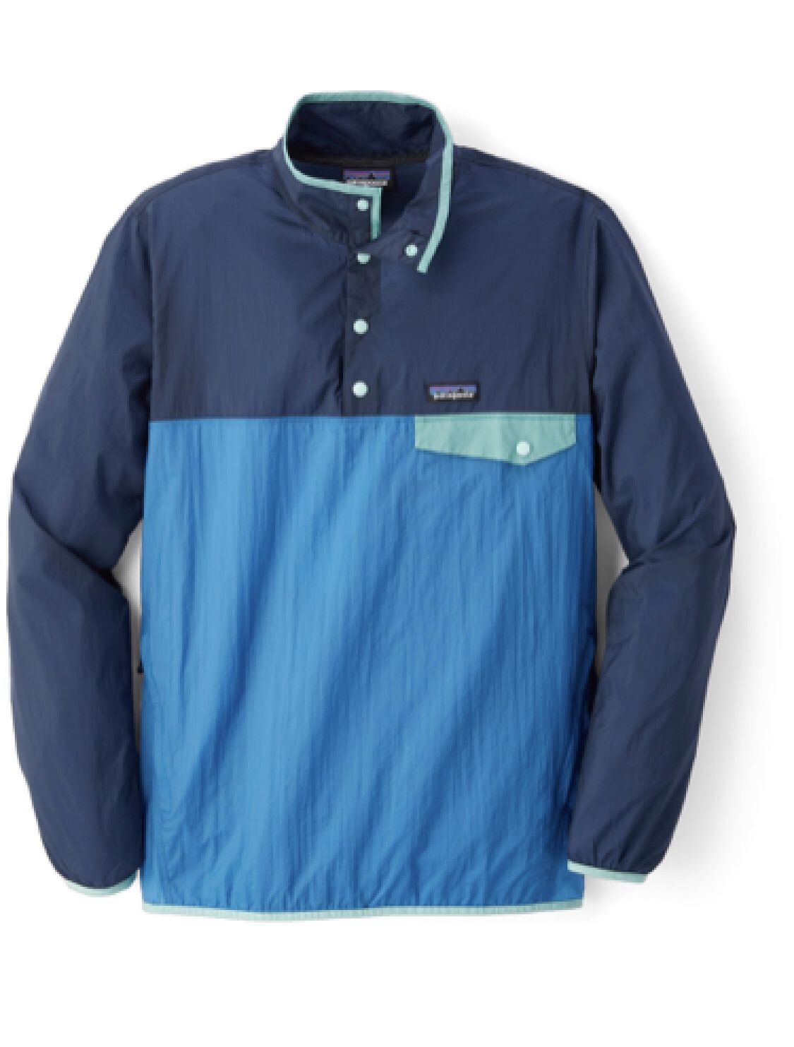 Patagonia Spring lightweight nylon pull over snap man’s jacket size medium