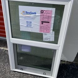 23 3/4x35 1/2 IMPACT BATHROOM PRIVACY GLASS WINDOW