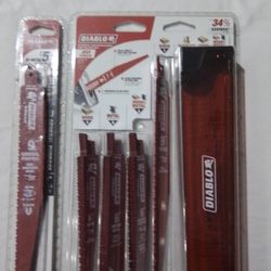 Diabloe reciprocating saw blade set
